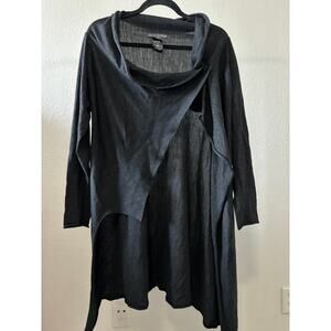 Crea Concept Cardigan Sweater Women’s Size 36 Small open Front Wool Blend